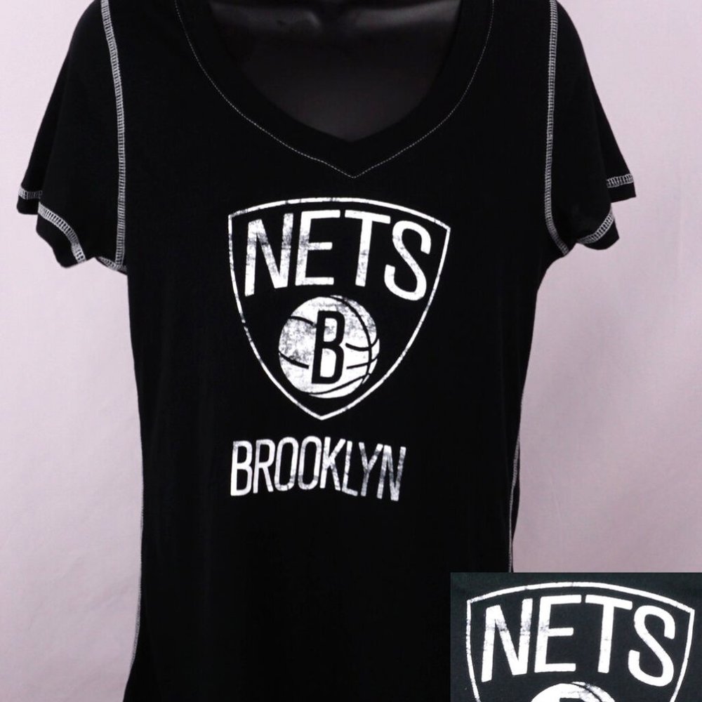 Brooklyn Nets Shirt Women's Small Black #7 Joe Joh